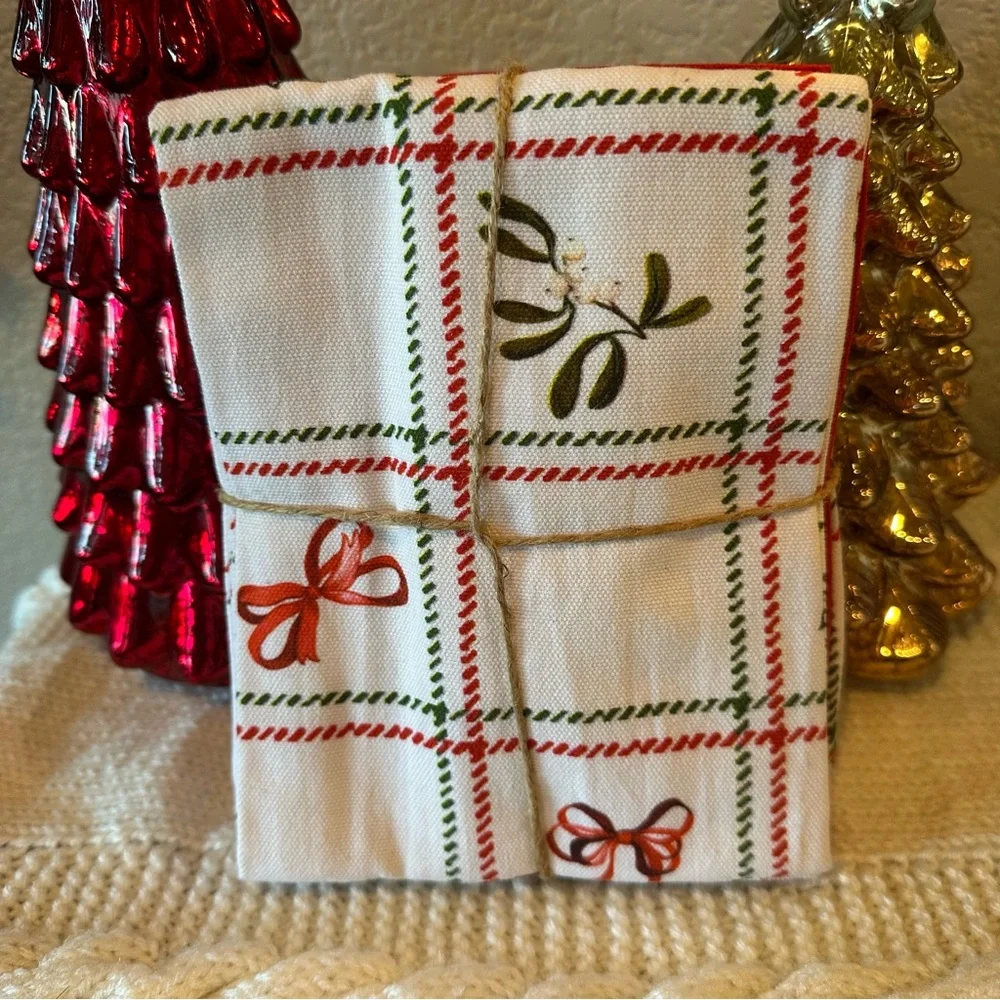 Sur La Table Plaid Towel Set